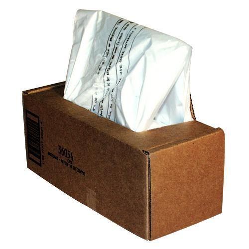 Fellowes shredder waste bag - 26 gal - 50 / carton - clear 36054 for sale