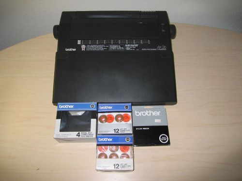 Brother AX-26 Word Spell Electronic Typewriter Word Processor w/ Cover Ribbons