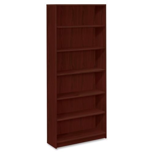 1870 Series Bookcase, Six-Shelf, 36w x 11-1/2d x 84h, Mahogany