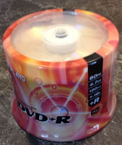 Brand new - 60 pack playo recordable 16x 4.7gb 120min dvd+r for sale
