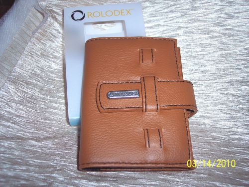 WALLET-CASE BUSINESS /CREDIT CARD/ID/PHOTO*HOLDS 36*DARK GOLD OR  RED=ROLODEX