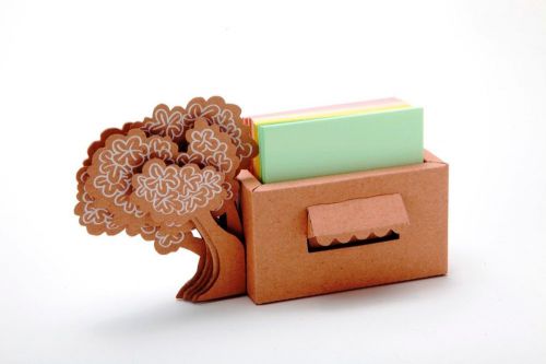Memo Notes Stand Holder Recycled cardboard Eco Friendly
