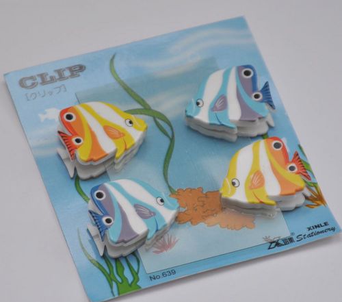 Cute and lovely Coral reef fish 4 Paper Clips