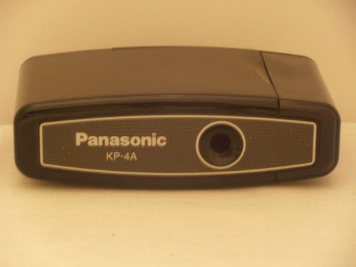 Panasonic KP-4A Pencil Sharpener - Battery Operated - Tested   Works Great! RARE