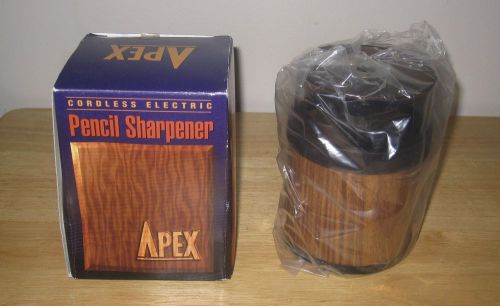 NEW OLD STOCK APEX 3597 BATTERY POWERED PENCIL SHARPENER IN BOX