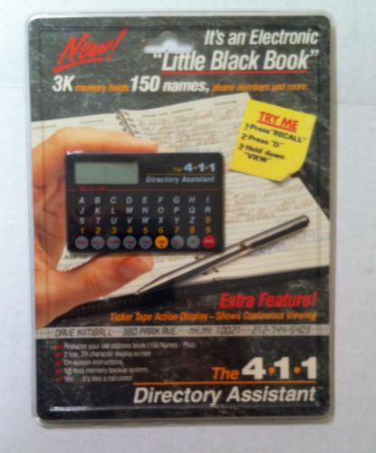 NEW Rolodex 411 Pocket Directory Assistant 150 Names Numbers Little Black Book