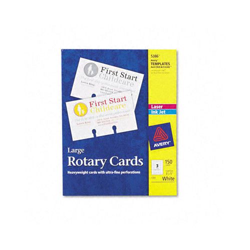 Avery Laser / Inkjet Rotary Cards 3&#034; H x 5&#034; W