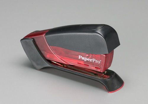 PaperPro Compact Stapler-Translucent Red #1511