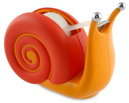 New packing tape dispenser packaging duty shipping desktop snail desk gift cute for sale