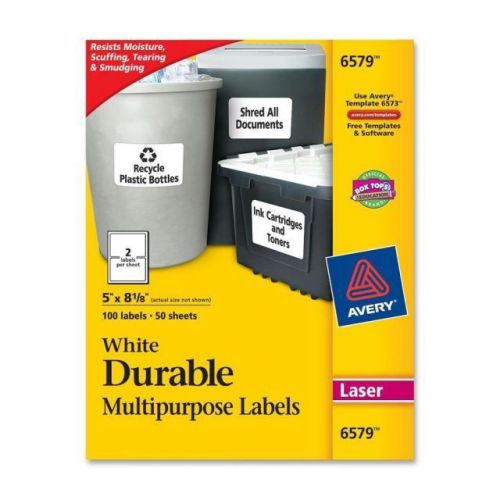 Avery permanent durable multipurpose labels - ave6579 for sale