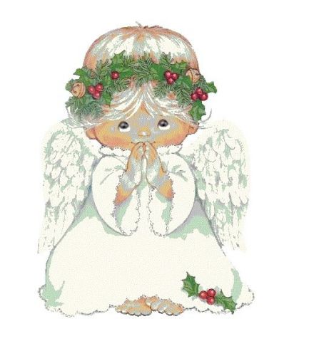 30 Personalized Return Address  Labels Christmas Angels (xx3)