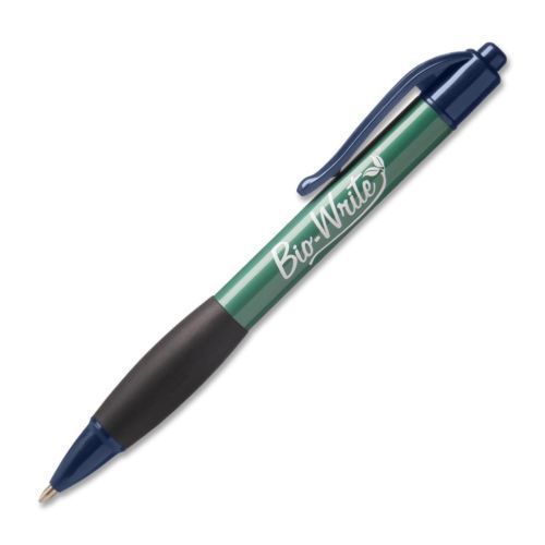 Skilcraft pens 1 dozen (12) 7520-01-578-9308 bio-write blue fine point w grip for sale