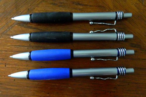 4 new parker style ballpoint pen retract siemen blue/black ink has new refill for sale
