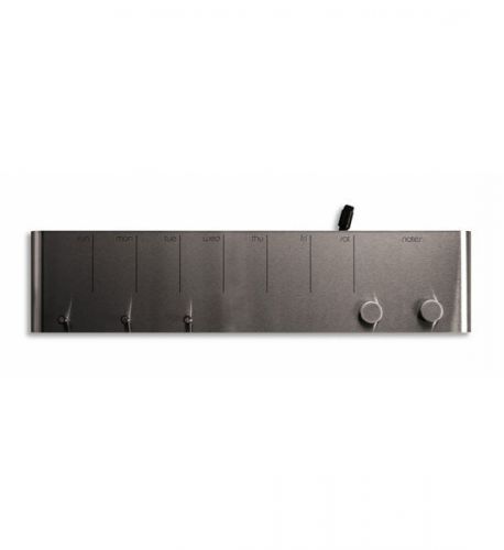 Stainless steel magnetic dry erase key &amp; mail rack wall caddy organizer for sale