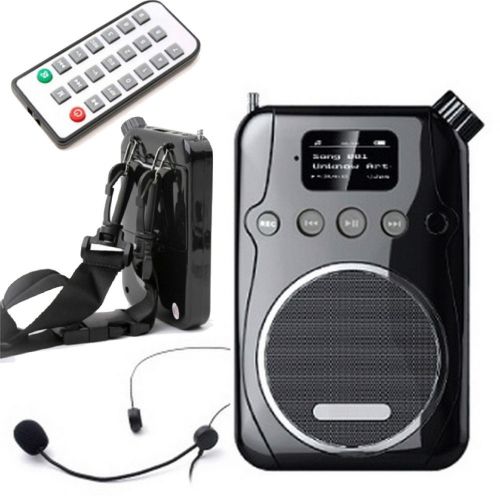 Voice Amplifier Sound Portable Mini 30W Booster Waistband  Microphone for Guide