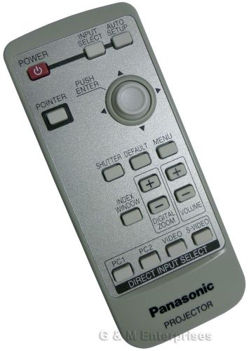 New Panasonic N2QAYA000002 Remote for PT-LB60U, PT-LB50U, PT-LB50SU - US Seller