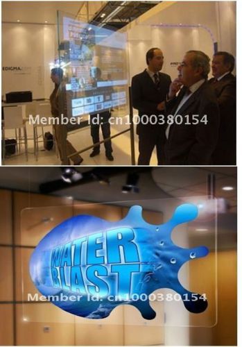 Holographic rear projection film:transparent / white / grey / dark grey for sale