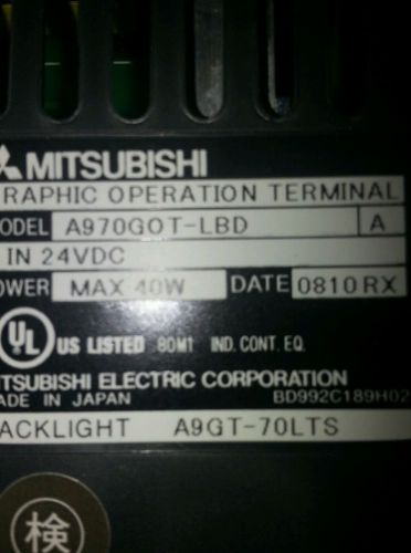 MITSUBISHI A970GOT-LBD (A970GOTLBD) TERMINAL TOUCH SCREEN new no box