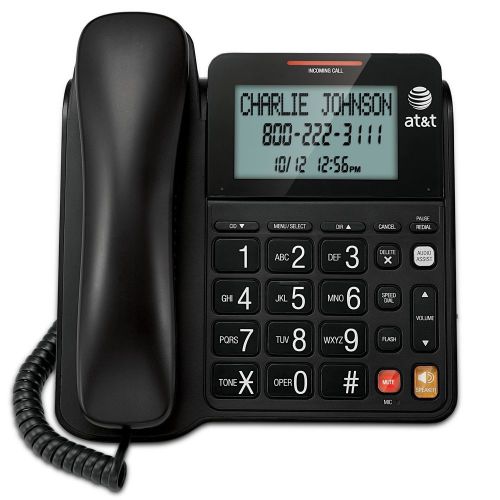 At&amp;t  landline telephone 1-handset home desk speaker phone large buttons loud for sale
