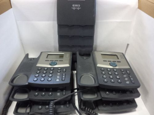 6 Cisco SPA303 IP Phones,  Edgewater 4550 Router, D-Link DGS1024D 24-port Switch