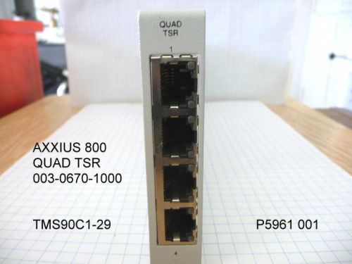 AXXIUS QUAD TSR 003-0670-1000