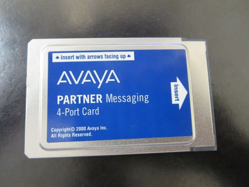 Avaya Partner ACS 4 Port Messaging Card - FULLY REFURBISHED 30 DAY WARRANTY