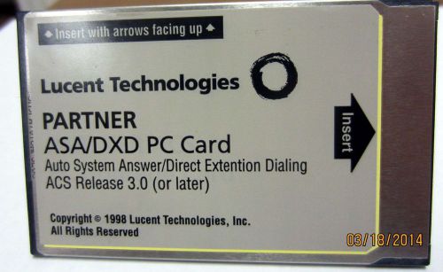 Lucent  Partner ASA/DXD PC Card