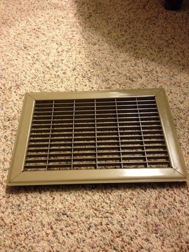 12&#034; X 8&#034; Floor Return Grill Brown Used But Great Shape