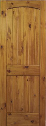 2 Panel 6&#039;8&#034; Solid Wood Stain Grade Knotty Pine Sedona Interior Door