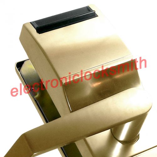 FULLY TESTED Onity HT24 Guest Room Lock in GOLD SATIN BRASS Finish
