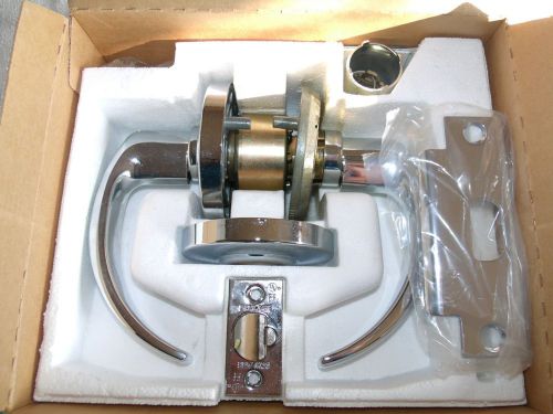 New schlage cylindrical door lock set lever d series d70ld rho 625 bright chrome for sale