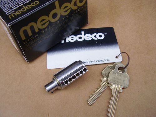 Medeco Knob Lock Cylinder for Sargent &amp; KEYS, Satin Chrome, 20-8006 Key-in-Knob