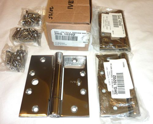 3 Ives 3CB1HW 5&#034; x 4.5&#034; 629/US32 3 Knuckle Mortise Hinges NRP BRIGHT STAINLESS