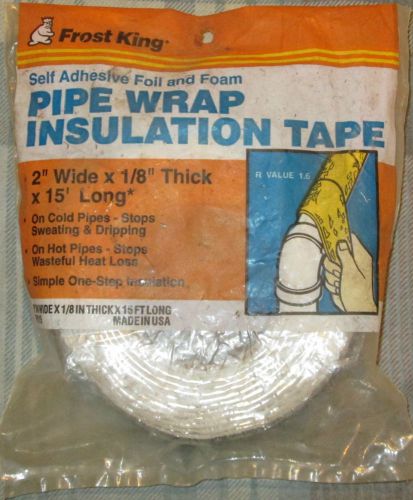Frost King Pipe Wrap Insulation Tape Self Adhesive Foam and Foil