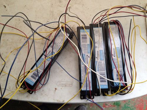 4 advance iopa-4p32-lw-sc t8 ballasts 4 lamp electronic no pcb 120 volt used for sale