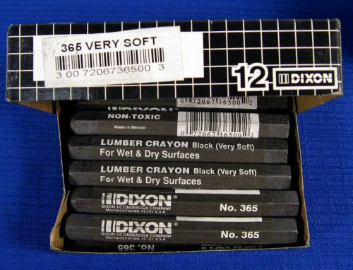 #365 dixon graphite lumber crayons - box of 12 for sale