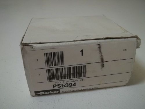 PARKER PS5394 SS12 &amp; 20 VALVE KIT *NEW IN A BOX*