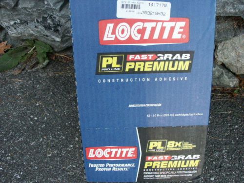 NEW Loctite Clear Power Instant Grab All-Purpose Construction Adhesive 12-Pack