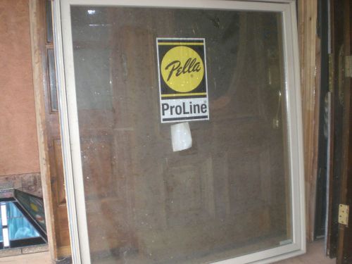 NEW PELLA PROLINE FIXED 47&#034; X 53&#034; PICTURE WINDOW GLASS WOOD FRAME