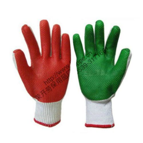 12 Pairs Unisex Latex Durability Practical Protective Work Glove Gloves LYRC0018