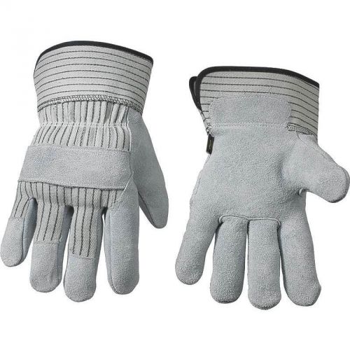 ECON SPLIT COWHIDE SAFETY CUFF CUSTOM LEATHERCRAFT Gloves - Leather Palm 2040L