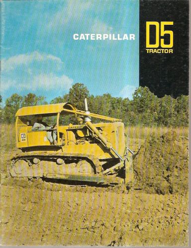 Equipment brochure - caterpillar - d5 - crawler tractor dozer (e1620) for sale