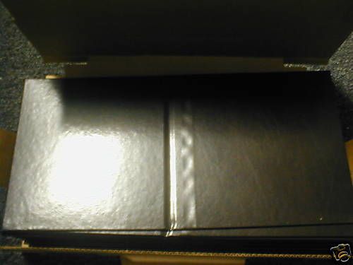25 Fastback Hardcover 8 x 8 Charred Wood Leather NEW
