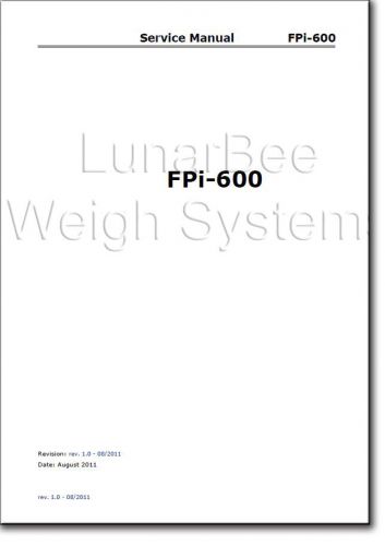 Service Repair Manual &amp; Parts Book Franco Post FPi-600 Neopost DS35 Hasler M1500