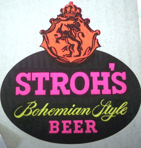 Stroh&#039;s Beer Vintage 70&#039;s  T-Shirt transfer Iron on