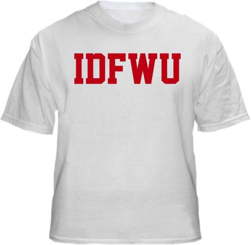 IDFWU Shirt Viral T shirt IDFWU SIZE SMALL WHITE T SHIRT BIG SEAN INSPIRED RED