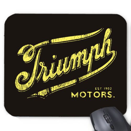 Triumph Motorcycles Logo Dark Mouse Pad Mat Mousepad Hot Gift