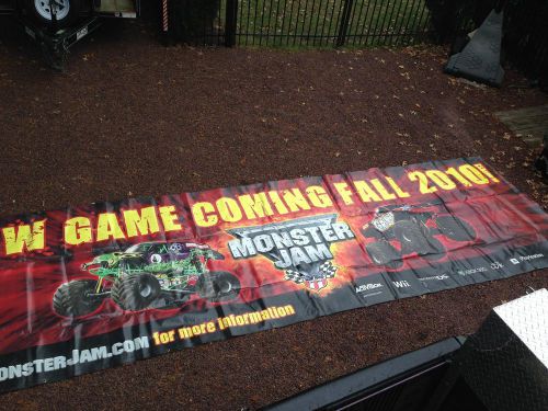 2 professional quality - official monster truck banners for sale