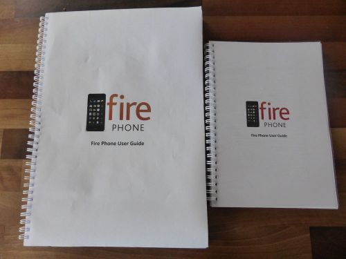 ~PRINTED~ Amazon Fire Phone User guide Instruction manual  Full Colour