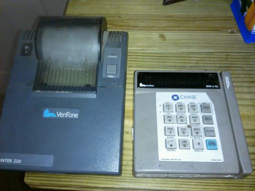 Zon jr xl credit card terminal and matching printer